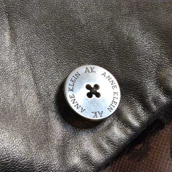 Anne Kline genuine lambskin trench coat. SzL-XL - Picture 16 of 17